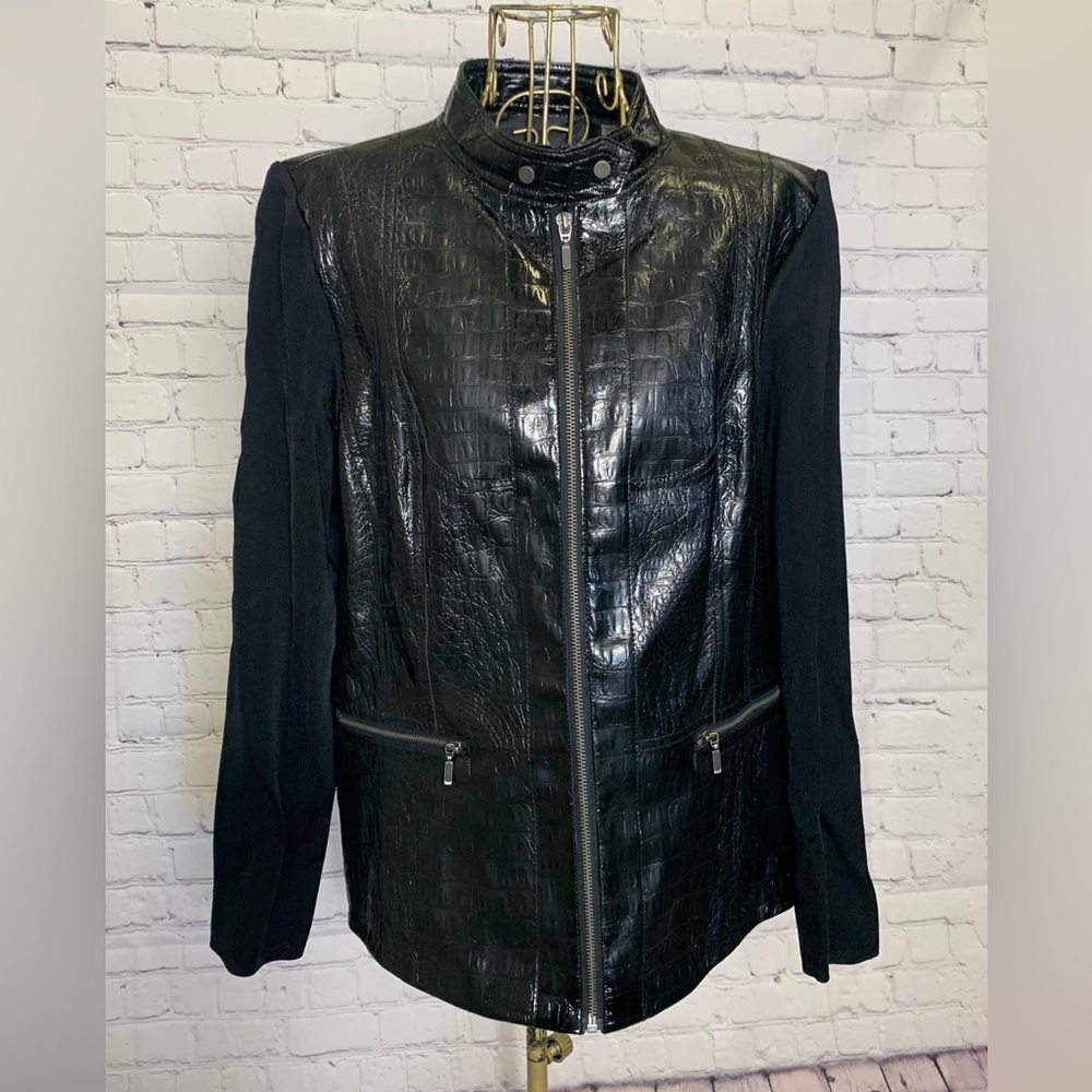 Hygard black & patent leather